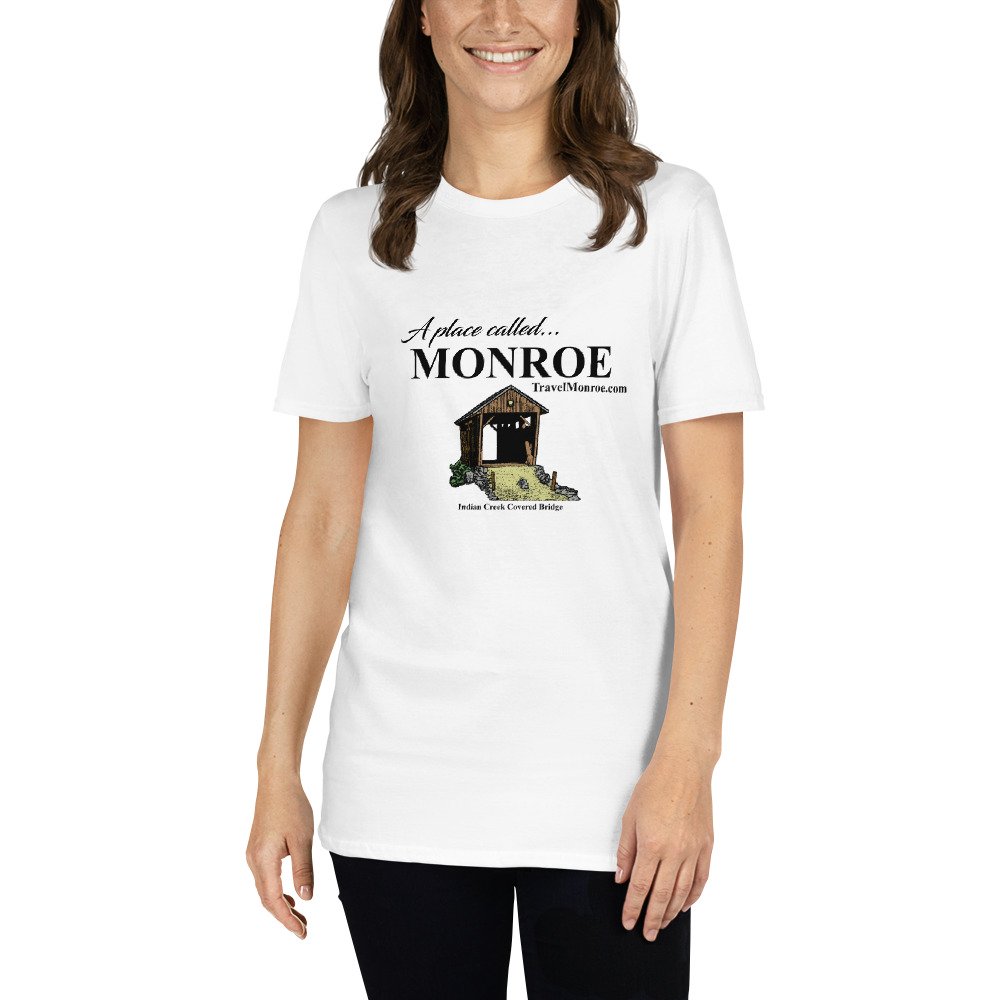 Indian Creek Covered Bridge Short-Sleeve Unisex T-Shirt