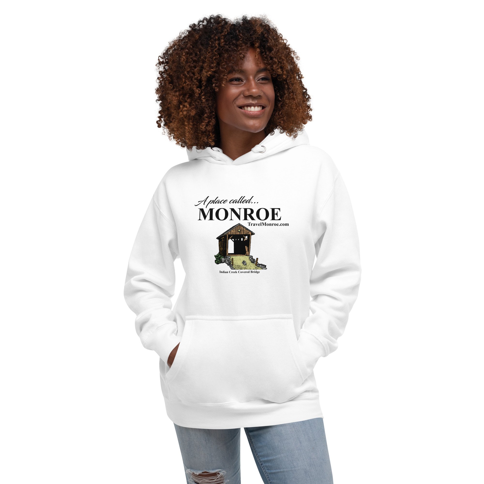 Indian Creek Covered Bridge Unisex Hoodie